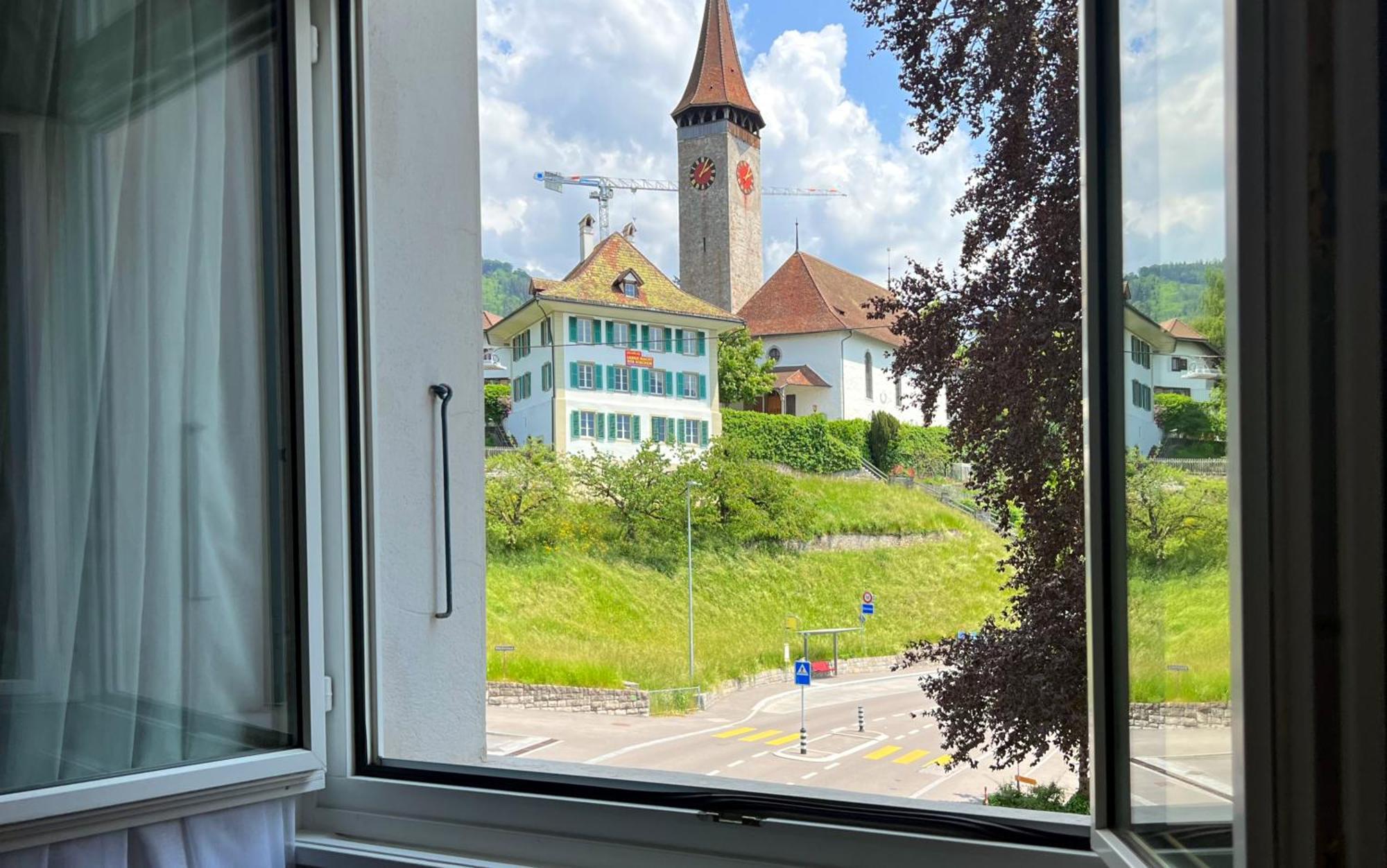 Hotel Restaurant Bellevue Au Lac Thun Zimmer foto
